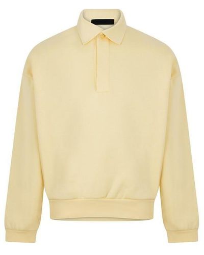 Fear Of God Fge Ls Polo Sn42 - Yellow