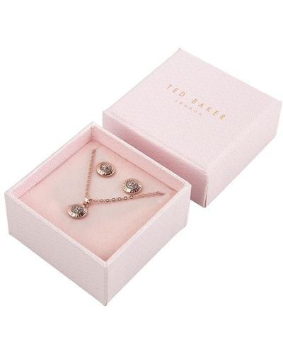 Ted Baker Mini Button Gift Set - Pink