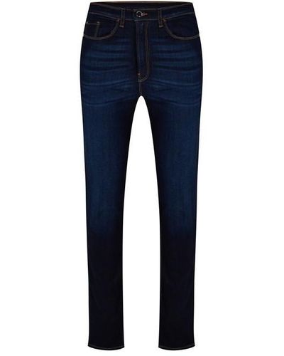 Emporio Armani J64 High Waisted Skinny Jeans - Blue