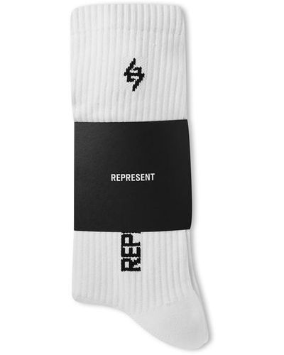 REPRESENT 247 247 3 Pack Socks - White