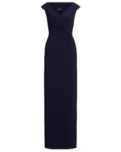 Lauren by Ralph Lauren Leonidas Gown - Blue