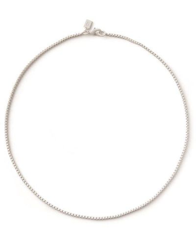 Crystal Haze Jewelry Plastalina Chain Necklace - Metallic