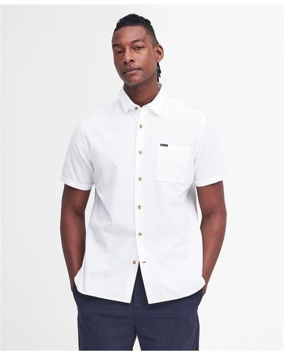 Barbour Thermond Regular Short Sleeve Shirt - White