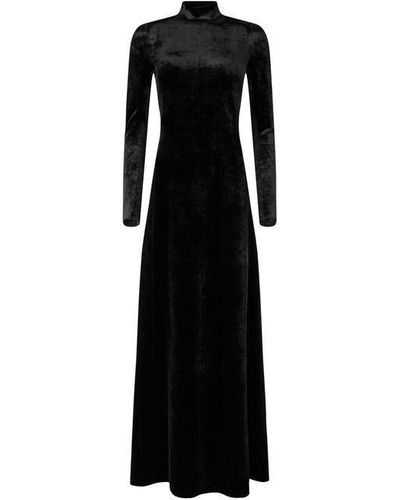 Balenciaga Bal A-line Gown Ld41 - Black