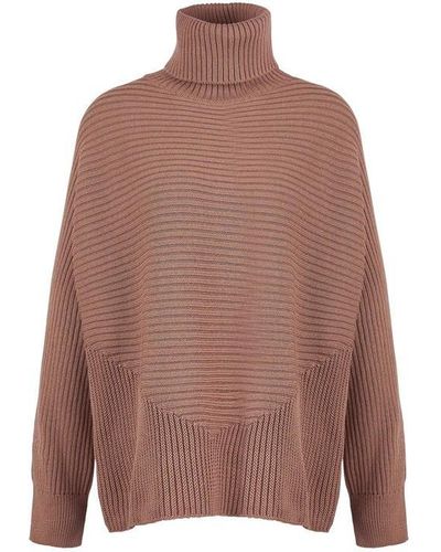 Barbour Boulevard Knitted Jumper - Brown