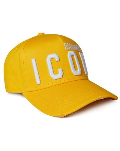 DSquared² Icon Logo Cap - Yellow