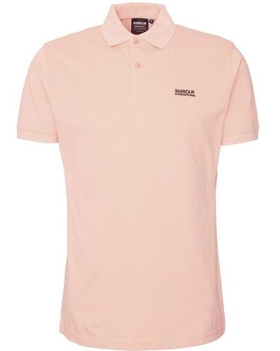 Barbour Tourer Polo Shirt - Pink