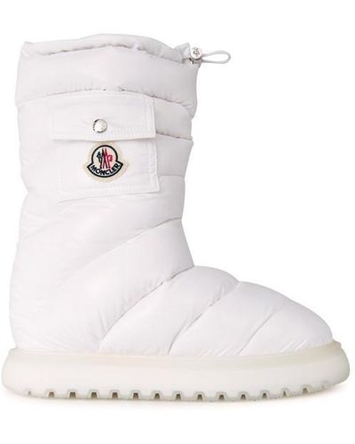 Moncler Gaia Snow Boots - White