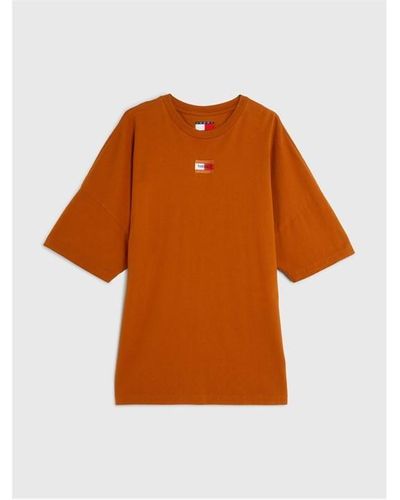 Tommy Hilfiger Essentials Short Sleeve T- Shirt - Brown