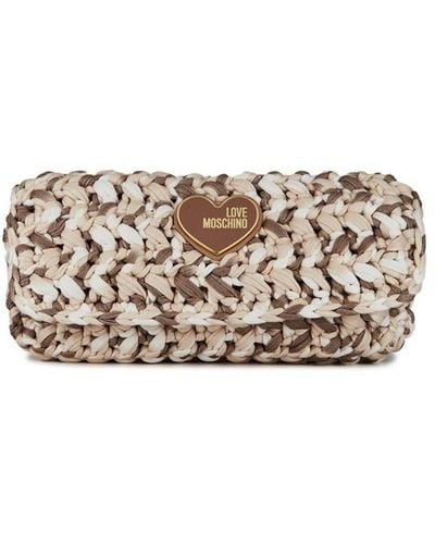 Love Moschino Lm Crochet Bag Ld41 - Metallic