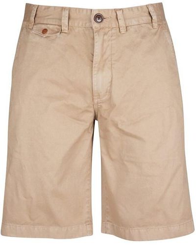 Barbour Neuston Twill Shorts - Natural
