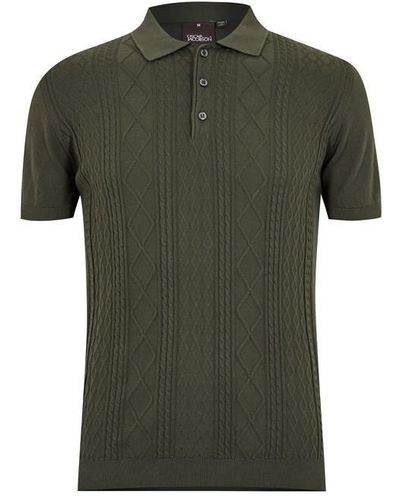 Oscar Jacobson Bard Multicable Polo Shirt - Green