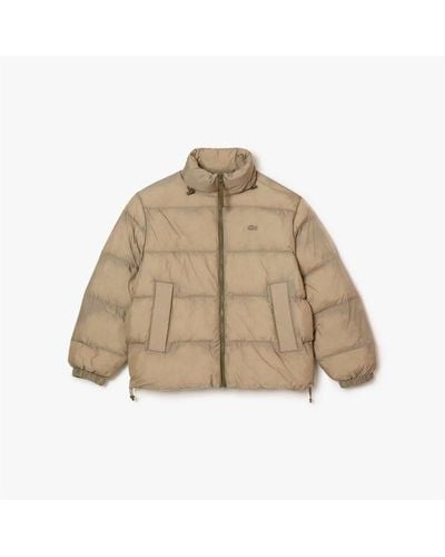 Lacoste Puffer Jacket - Natural