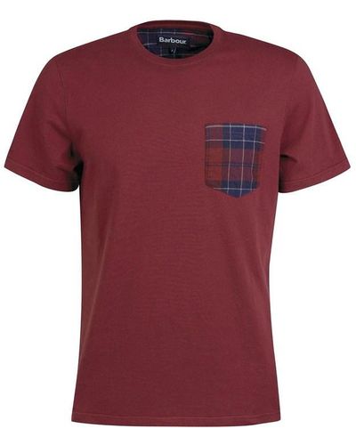 Barbour Goole Pocket T-shirt - Red