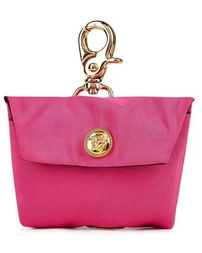 Versace Pet Bag Holder Keyring & Charm - Pink