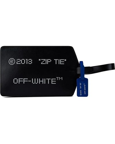 Off-White c/o Virgil Abloh Off Zip Tie Clutch Sn34 - Black