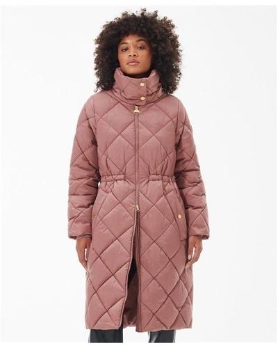 Barbour Enfield Quilted Jacket - Pink