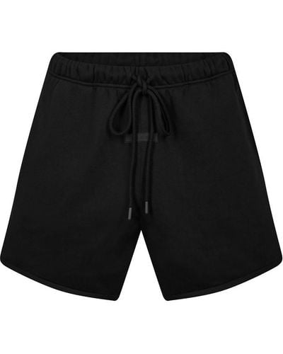 Fear Of God Tab Detail Sweat Shorts - Black