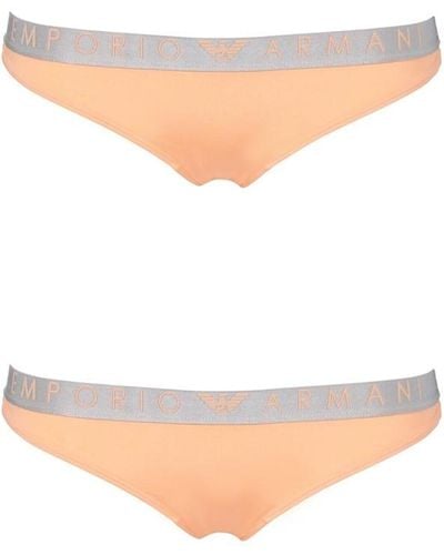 Emporio Armani Ladies Knitted 2-pac - Natural