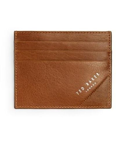 Ted Baker Rifle Card Holder - Brown
