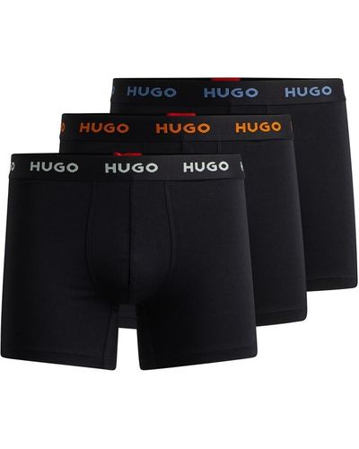 HUGO Boxerbr Triplet Pack 10260754 - Black