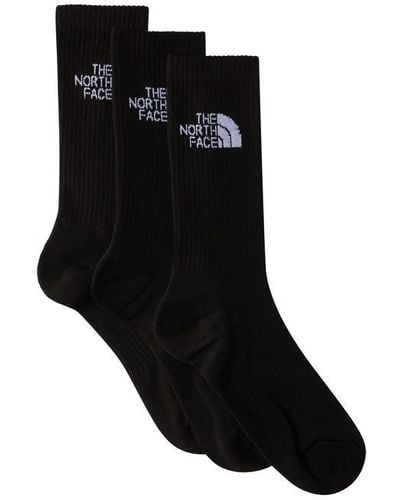 The North Face Multi Sport Cush Crew Sock 3p Tnf W - Black