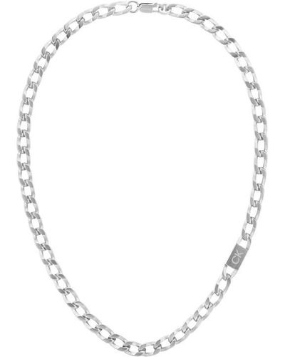 Calvin Klein Klein Steel Chain Necklace - Metallic