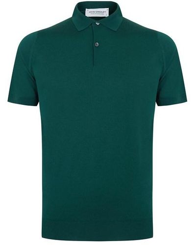 John Smedley Payton Polo Shirt - Green