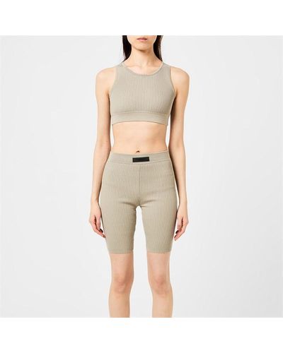 Fear Of God Cropped Tank Top - Grey