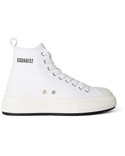 DSquared² High Top Trainers - White