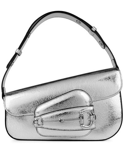Gucci Horsebit 1955 Small Shoulder Bag - Metallic