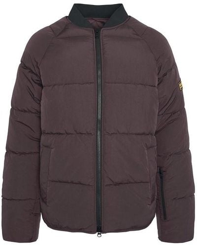 Barbour Cluny Quilted Jacket - Purple
