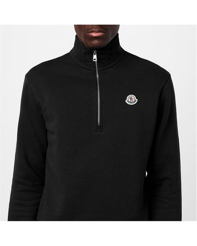 Moncler Zip-up Sweatshirt - Black