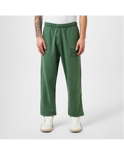7 DAYS ACTIVE Monday Trousers - Green