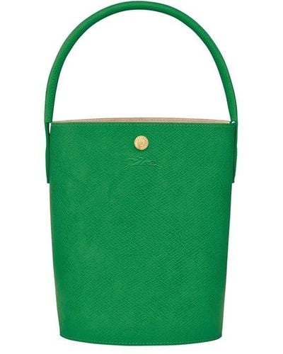 Longchamp Epure Crossbody Bucket - Green