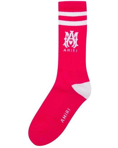 Amiri M.a. Athletic Socks - Pink