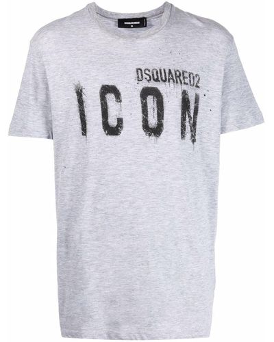Dsquared² Gray Cotton T-Shirt main image 1