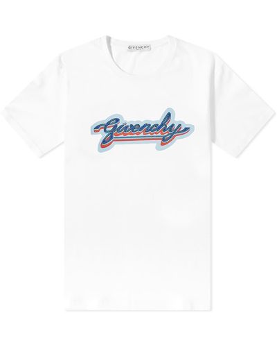 Givenchy Retro Neon Logo T-shirt White