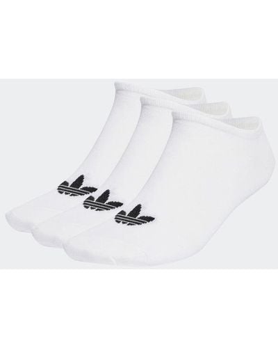 adidas Socquettes Trefoil Liner (6 paires) - Blanc