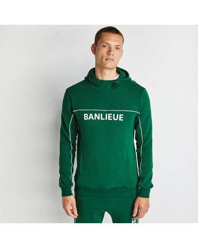 Banlieue B+ Hoodies - Green