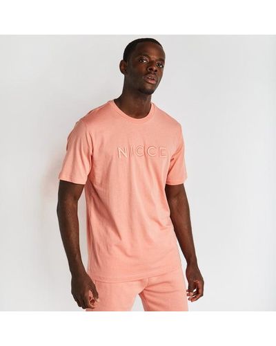 Nicce London Mercury T-Shirts - Rose