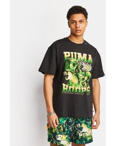 PUMA Scoot X Nba2k T-shirts - Groen