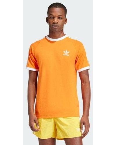adidas Camiseta Adicolor Classics 3 bandas - Naranja