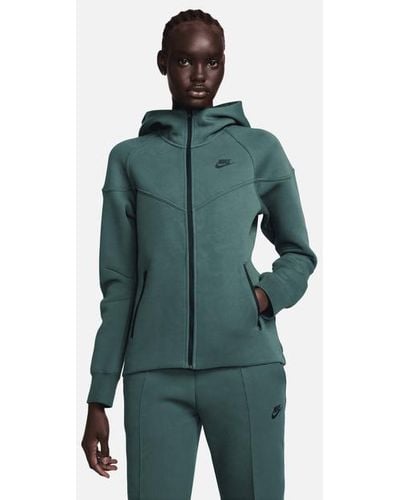 Nike Tech Fleece Windrunner - Grün