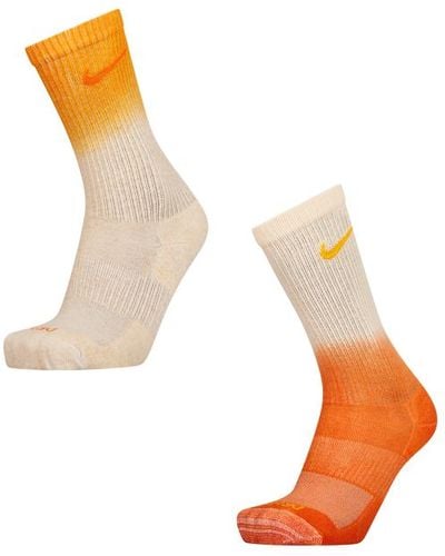 Nike Everyday Cushioned Crew 3 Pack Socks - Orange