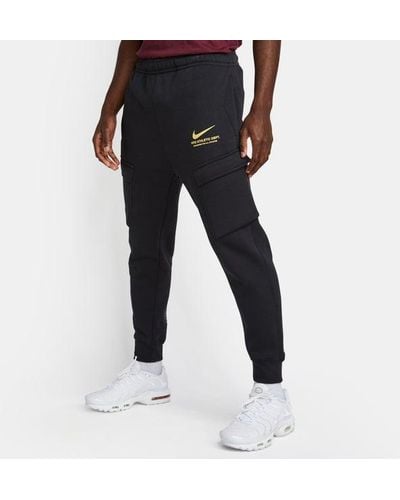Nike Sportswear Cargobroek Van Fleece - Zwart