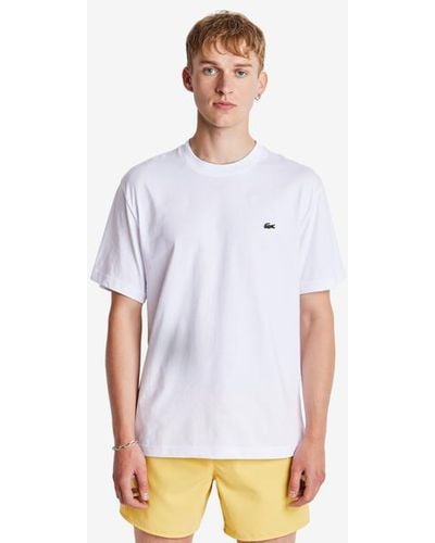 Lacoste Small Croc T-shirts - White