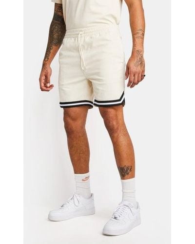 LCKR Excell Corduroy Shorts - Blanc