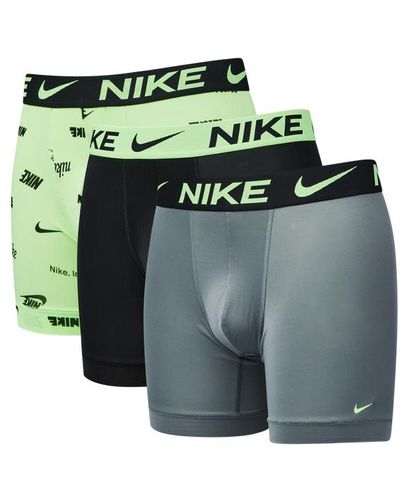 Nike Boxer Brief 3 Pack e Sous-vêtements - Vert