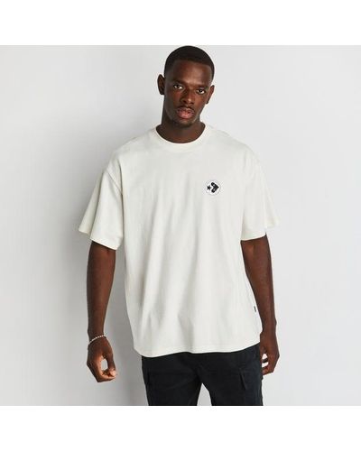 Converse Star Chevron T-Shirts - Blanc